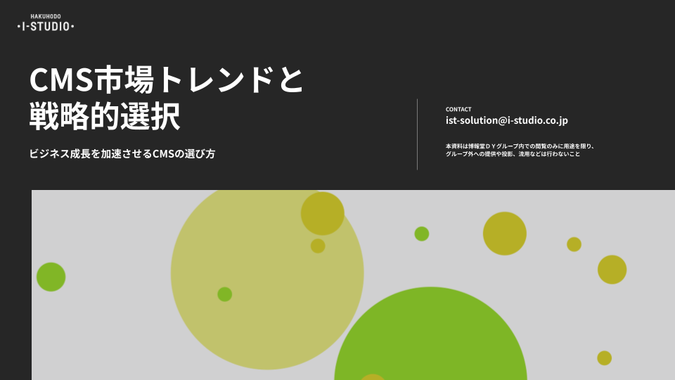 CMS市場トレンドと戦略的選択